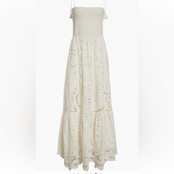 chinese dress ladies Alice + Olivia Enya Cold Shoulder Bell Sleeve Cream Mini Dress – The Closet  New York